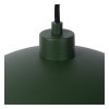 Ciemno zielona dekoracyjna lampa wisząca metalowy klosz SIEMON 45496/01/33 LUCIDE