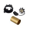 Nowoczesna Oprawa Punktowa Podtynkowa Tuba MONO SLIDE BLACK/GOLD 10800 Nowodvorski Lighting