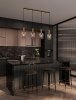 Nowoczesna lampa wisząca LED poczwórna minimalistyczna QUERISA LE45217 Luces Exclusivas