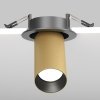  Lampa sufitowa lampa wbudowana wpuszczana tuba regulowana aluminium czerń i matowe złoto Artisan MAYTONI C081CL-01-GU10-MG