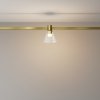 Ścieżka świetlna lampa szynowa LED aluminium mosiądz przezroczysty klosz Bianca MAYTONI TR147-1-3W2.7K-BS-DE 