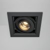 Czarna Oprawa Wpuszczana Downlight Metal Modern Maytoni DL093-01-10W3K-B