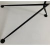 Lampa podłogowa stojąca czarna designerska klasyczna minimalistyczna do salonu sypialni CRANE F8701 Step Into Design