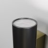 Nowoczesny kinkiet elewacyjny zewnętrzny elegancki aluminium czarny złoty dekor podświetlający ścianę góra-dół Bowery MAYTONI O582WL-02B