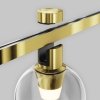 Ścieżka świetlna lampa szynowa LED aluminium mosiądz przezroczysty klosz Bubble MAYTONI TR148-1-3W2.7K-BS-DE