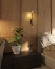 Nowoczesny Czarny Kinkiet Ścienny LED IBIZA W0349 MAXLIGHT