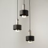 Nowoczesna lampa wisząca plafon potrójna Rif Lux Sigma 40717 czarny/ srebrny do salonu jadalniana