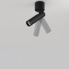 Lampa sufitowa plafon spot LED nowoczesna regulowana tuba aluminium czarny Focus T MAYTONI C141CL-L125-6W3K-B