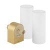 Nowoczesna Dekoracyjna Lampa Ścienna Szklany Kinkiet IP44 NATALIE II BRASS 10727 Nowodvorski Lighting