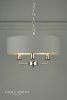 Żyrandol Niklowy Z Abażurem LAURA ASHLEY SORRENTO LA3718272-Q DAR LIGHTING