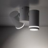 Nowoczesna oprawa sufitowa tuba BIAŁY podwójny reflektor JET SET WHITE 4352 TK-Lighting