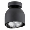 Nietuzinkowy nowoczesny klasyczny minimalistyczny regulowany reflektor plafon czarny GARLAND 4711 Argon