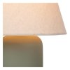 Nowoczesna ceramiczna lampka stołowa abażurowa MACIA 06527/01/33 LUCIDE