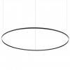 NOWOCZESNA LAMPA WISZĄCA RING LED CZARNY OKRĄG IDEAL LUX 304472 ORACLE SLIM D150 ROUND 4000K