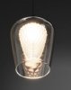 Lampa wisząca Keso czarna PL0141-3 Yaskr LED 3000K