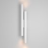 Lampa ścienna kinkiet nowoczesny designerski tuba LED aluminium biała Calipso MAYTONI C082WL-24W2.7K-W