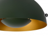 Ciemno zielona dekoracyjna lampa wisząca metalowy klosz SIEMON 45496/01/33 LUCIDE