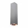 Nowoczesny Plafon Sufitowy W Kolorze Aluminium Tuba Metalowa ANDER CLN-28394-L-ALU ITALUX
