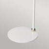 Lampa podłogowa stojąca Balance BALANCE-FL-WPN Biała / Polerowany nikiel