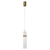 Designerska lampa wisząca w kolorze różowego złota nowoczesna art deco glamour AMBIENTE LED CCT LP-1510/1P GD Light Prestige