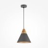 NOWOCZESNA LAMPA SUFITOWA WISZĄCA SZARA TRÓJKĄT METALOWA BICONES MAYTONI P359-PL-220-C