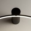 Nowoczesna Czarna Lampa Ścienno Sufitowa LED Okrąg CIRCOLO 10815 Nowodvorski Lighting