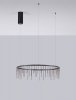 Elegancka Czarna Lampa Wisząca w Kształcie Okręgu Luces Exclusivas HUARAZ LE44450