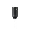 Czarna lampa wisząca nowoczesna Pedro Italux PND-34405-3V-BK