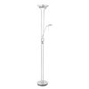 Designerska Lampa Podłogowa Nowoczesna Srebrna ROME ROME-SC ENDON