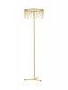 Elegancka Lampa Stojąca Do Salonu Złota Glamour Luces Exclusivas HUARAZ LE44719