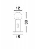 Nowoczesna designerska lampka stołowa LED w stylu technicznym BARBARA LE44552 Luces Exclusivas