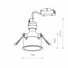 Nowoczesna Okrągła Oprawa Punktowa Podtynkowa CUP 10789 Nowodvorski Lighting