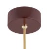 Lampa Wisząca Czekoladowy Brąz Kula Biała Wzór Marmur ALMIROS 8452 ARGON