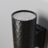 Nowoczesny kinkiet elewacyjny zewnętrzny elegancki aluminium czarny dekoracyjny podświetlający ścianę Bowery MAYTONI O583WL-01B