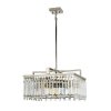 Kryształowy Kwadratowy Żyrandol Aries Elstead Lighting ARIES-4P-L Szklana Glamour