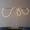 Nowoczesna Lampa Wisząca Designerska Tuba LED Mosiądz ATTALEA 97629 ENDON