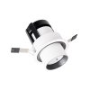 Lampa sufitowa podtynkowa plafon LED minimalistyczna klasyczna biała aluminiowa regulowana tuba Halo F H0130 MAXLIGHT 