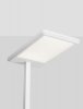 Lampa podłogowa biurowa aluminiowa biała LED minimalistyczna uniwersalna możliwość ściemniania czujnik obecności CENZIRA LE45413 Luces Exclusivas