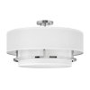 Lampa wisząca Graham Hinkley HK-GRAHAM-L-PN Polerowany nikiel w stylu Art Deco 
