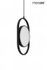 Minimalistyczna Lampa Wisząca Czarna LED SPINNER MSE010100315 MOOSEE