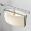 Nowoczesna Lampa Wisząca Chrom Białe Klosze CLEF CLEF-BAR-3CH ENDON