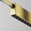 Ścieżka świetlna lampa szynowa LED prostokątna aluminium mosiądz Points MAYTONI TR150-1-12W2.7K-M-BS-DE