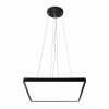 Czarna Nowoczesna Lampa Wisząca LED BASTIA PND-83625-450S-45W-BL ITALUX