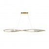 Lampa Wisząca Szklana Złota Glamour KRONE P097PL-L36BS3K MAYTONI