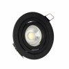 Oczko podtynkowe regulowane czarne Halo Yaskr RL0103-BK