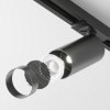 Lampa szynowa minimalistyczna nowoczesna regulowana aluminium czarna FOCUS LED MAYTONI TR021-1-12B4K-W-D-B