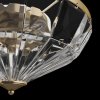 Złoty Plafon Kryształowy MAYTONI FACET MOD094CL-06G ZŁOTA Lampa Sufitowa Kryształowa GLAMOUR