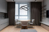 Lampa Wisząca Okrągła Czarna RIM MOD058PL-L55B3K MAYTONI