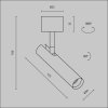 Lampa sufitowa spot minimalistyczna klasyczna LED regulowa tuba aluminium biała Focus T MAYTONI C141CL-L125-6W3K-W