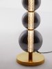 Lampa podłogowa LED szklane kule szara designerska nowoczesna możliwość ściemniania BRIVANO LE45144 Luces Exclusivas